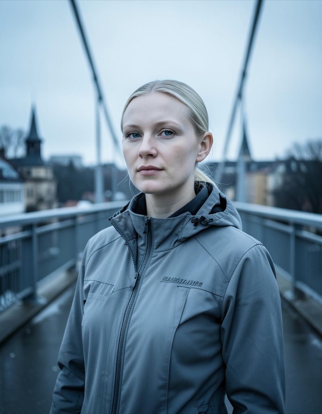 Portrait of Ingrid Larsen, Structural engineer in Oslo, Norway